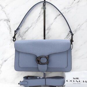COACH *RARE* PERIWINKLE BLUE TABBY 26 SHOULDER BAG / CROSSBODY with COA